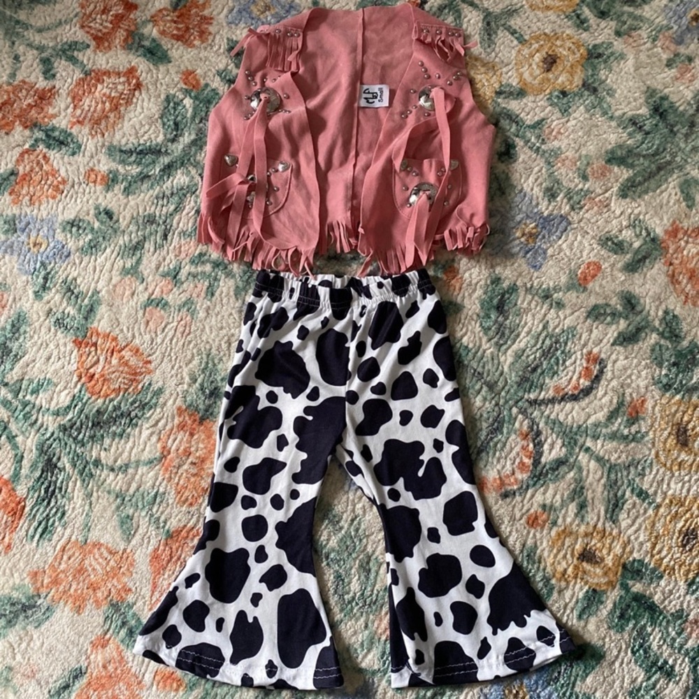 Baby Girl's Cowgirl Vest size 12-18mo